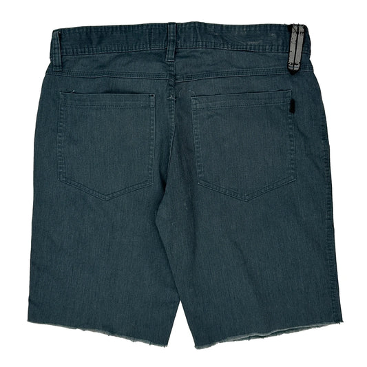 Vintage Cut Off Oakley Slim Fit Denim Shorts - 33W 10L Blue Cotton