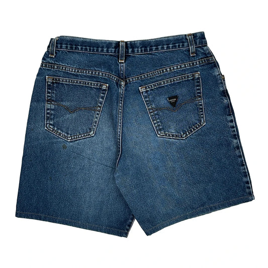 Guess Denim Shorts - 32W 8L Blue Cotton
