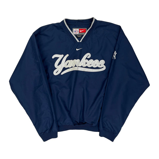 Yankees Nike Baseball Jacket - Medium Blue Polyester