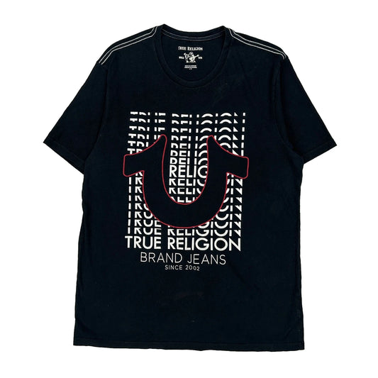 World Tour True Religion T-Shirt - Large Black Cotton