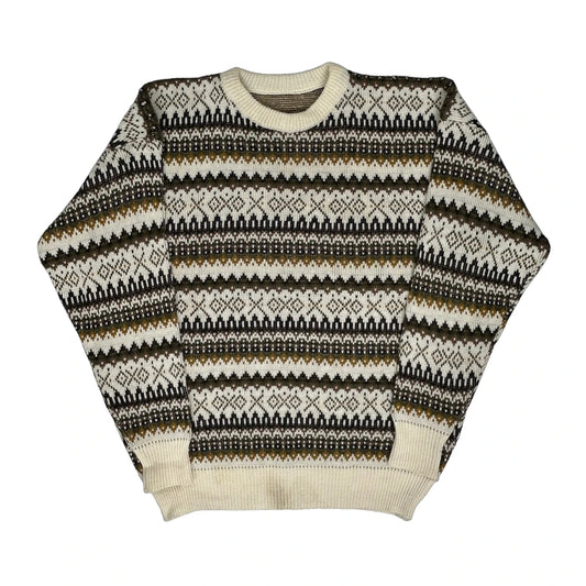 Unbranded Jumper - XL Cream Knitted