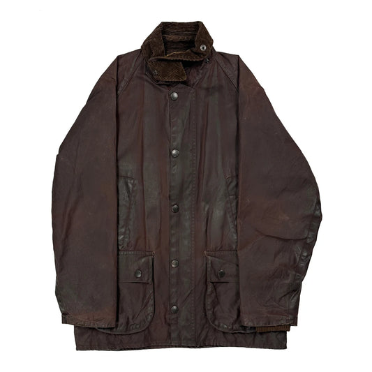 Bedale Barbour Wax Jacket - Medium Brown Cotton