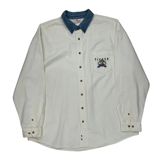 Tigger Disney Shirt - XL White Cotton