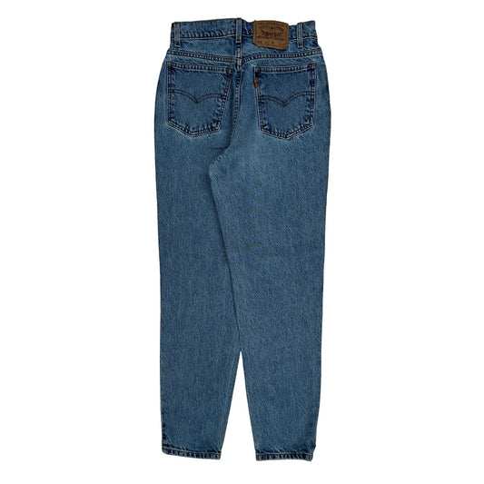 912 Levis Slim Fit Jeans - 25W UK 6 Blue Cotton