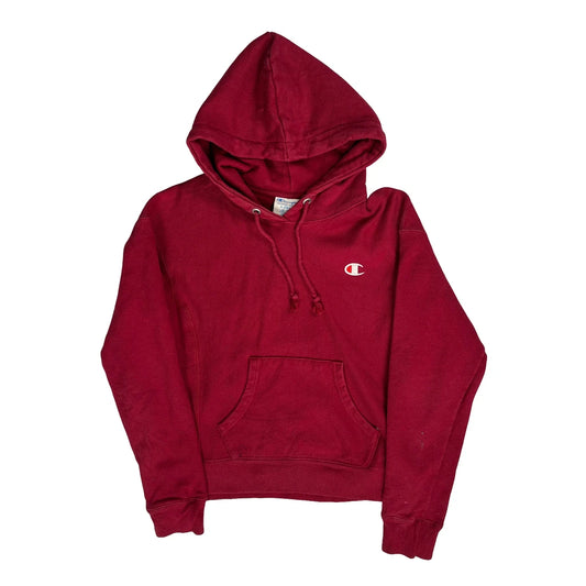 Reverse Weave Champion Hoodie - XS Red Cotton