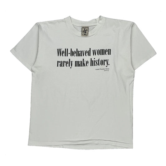 Anvil T-Shirt - Large White Cotton