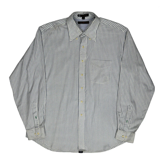 Tommy Hilfiger Checked Shirt - XL White Cotton