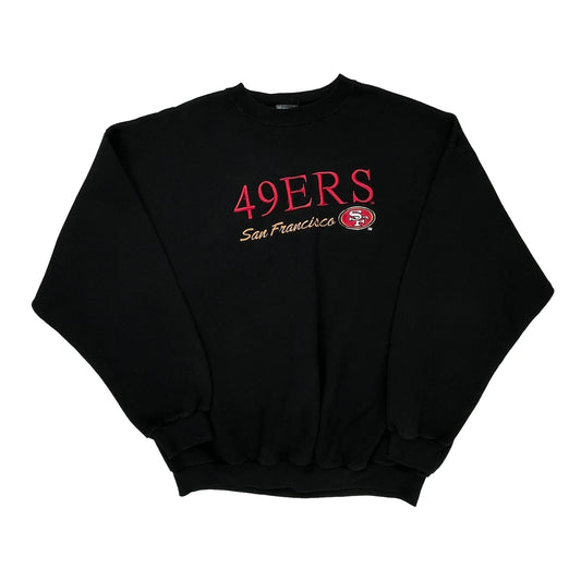 San Francisco 49Ers Logo 7 Nfl Sweatshirt - XL Black Cotton Blend