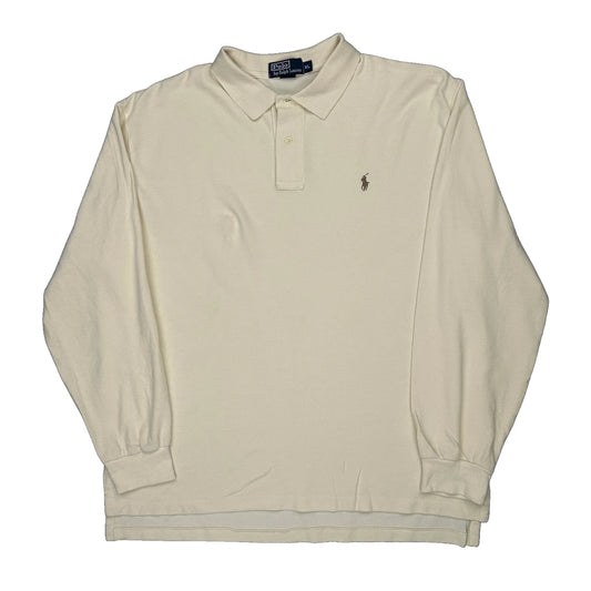 Polo By Ralph Lauren Polo Shirt - XL Cream Cotton