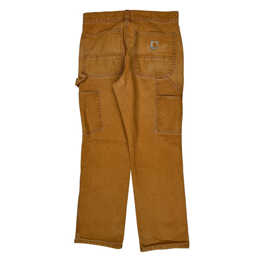 Carhartt Carpenter Trousers - 30W 29L Brown Cotton