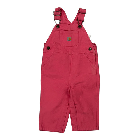 Age 12 Months Carhartt Overalls - 3XS Pink Cotton