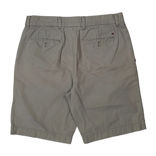 Tommy Hilfiger Chino Shorts - 32W 10L Grey Cotton
