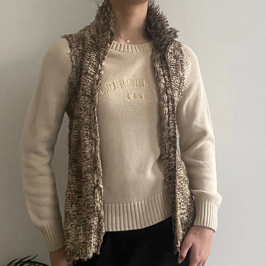 Vintage brown Charter Club Sweater Vest - womens small