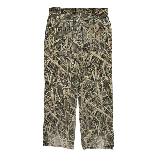 Mossy Oak Camo Cargo Trousers - 30W 30L Camo Cotton