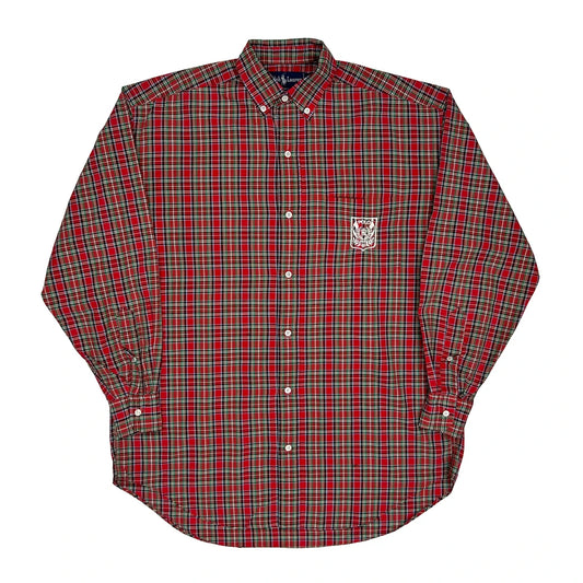 Ralph Lauren Checked Shirt - Small Red Cotton