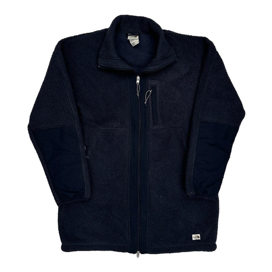 The North Face Fleece Jacket - Medium Navy Polyester