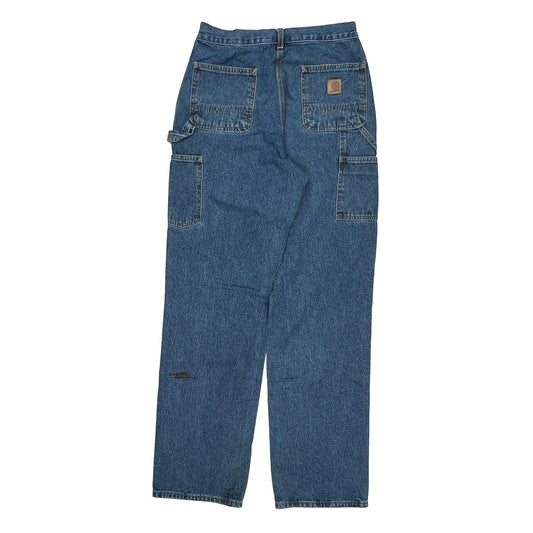 Carhartt Carpenter Jeans - 28W 30L Blue Cotton