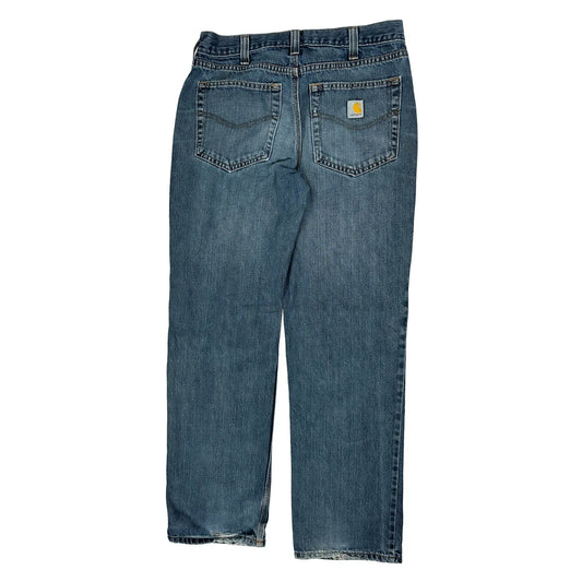 Carhartt Jeans - 32W 30L Blue Cotton Blend
