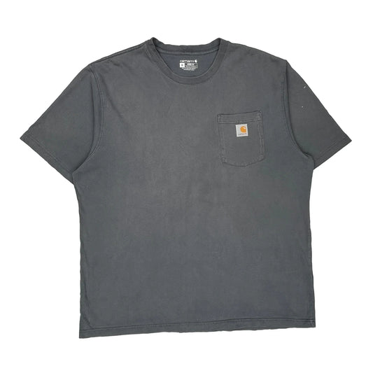 Carhartt T-Shirt - XL Grey Cotton