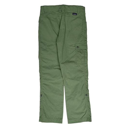 Patagonia Double Knee Cargo Trousers - Large Green Cotton