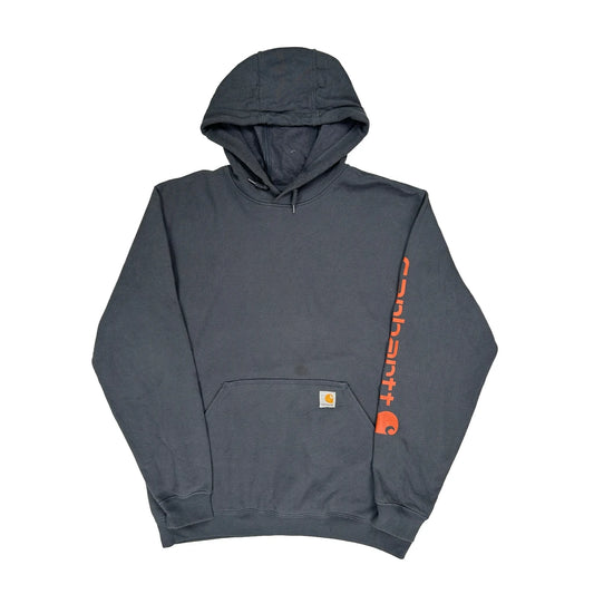 Carhartt Hoodie - Medium Orange Cotton Blend