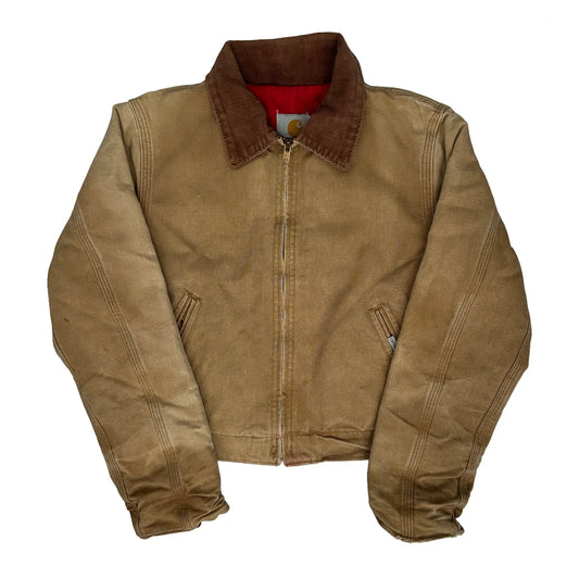 Age 10-12 Carhartt Jacket - Medium Brown Cotton