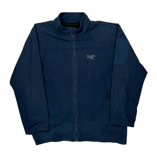 Arc''Teryx Fleece Jacket - Large Blue Polyester