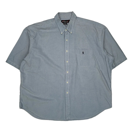 Ralph Lauren Short Sleeve Shirt - 2XL Blue Cotton