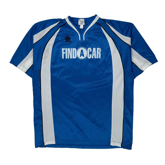 Vintage Find A Car Campea Football Shirt - XL Blue Polyester
