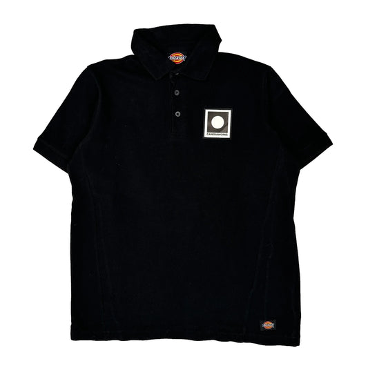 Dickies Polo Shirt - Medium Black Cotton