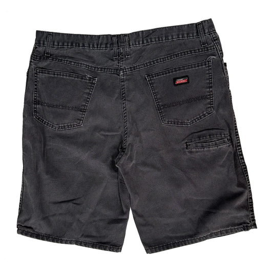 Dickies Cargo Shorts - 38W 11L Black Cotton