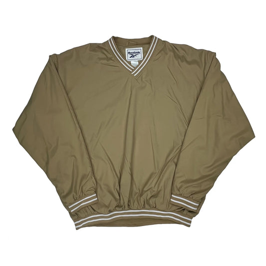 Reebok Windbreaker - 2XL Beige Polyester