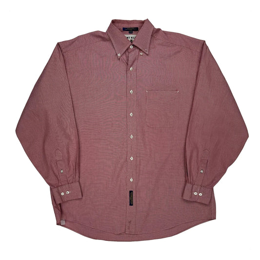 Tommy Hilfiger Shirt - Large Red Cotton