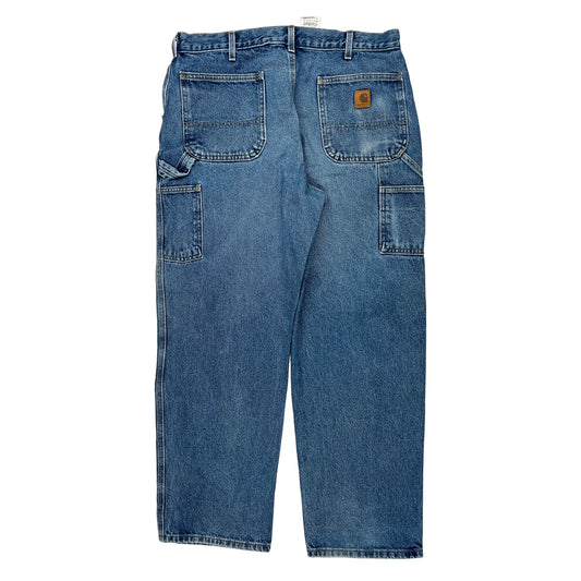 Carhartt Carpenter Jeans - 36W 32L Blue Cotton