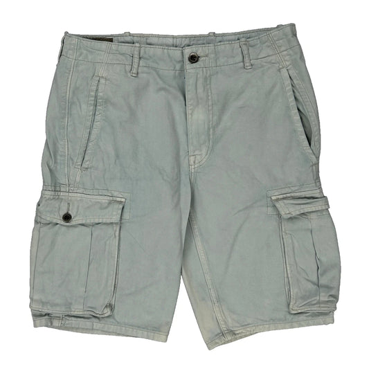 Unbranded Cargo Shorts - 32W 11L Grey Cotton