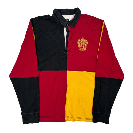 Vintage Gryffindor Harry Potter Rugby Shirt - 2XL Multicoloured Cotton