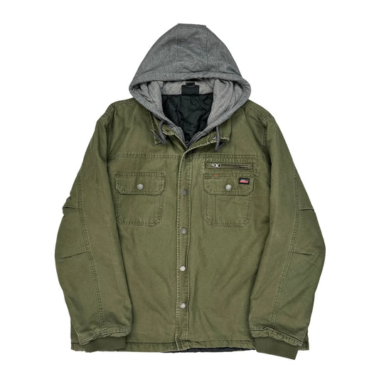 Dickies Jacket - 2XL Gray Cotton