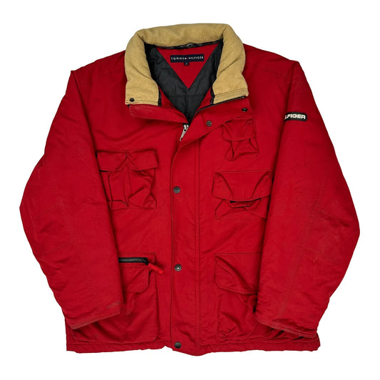 Tommy Hilfiger Puffer - Large Red Polyester
