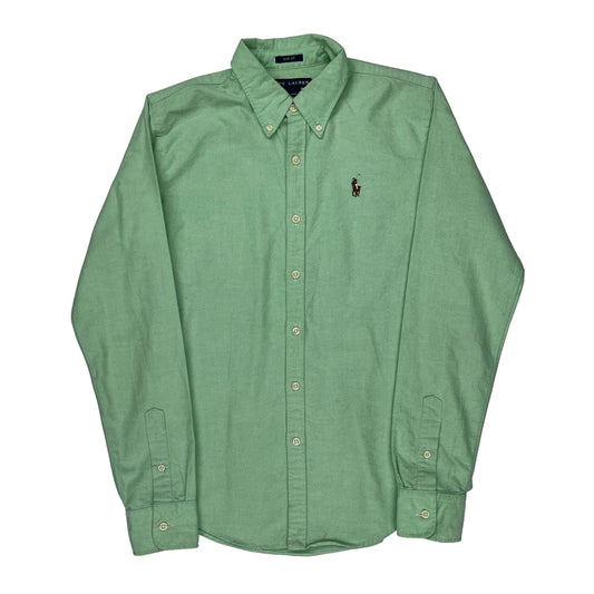 Ralph Lauren Slim Fit Shirt - XS Green Cotton