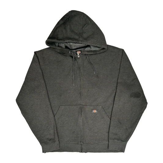 Dickies Hoodie - Large Grey Cotton Blend