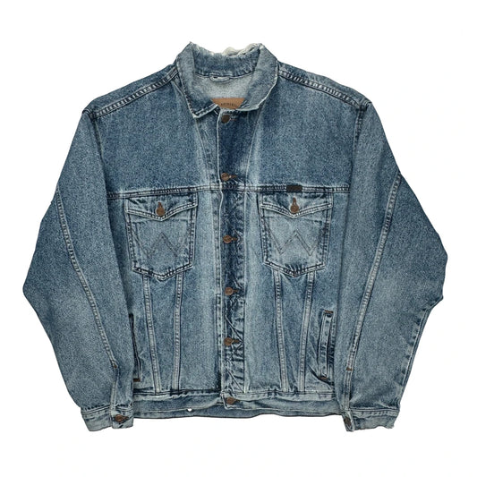 Wrangler Denim Jacket - XL Blue Denim