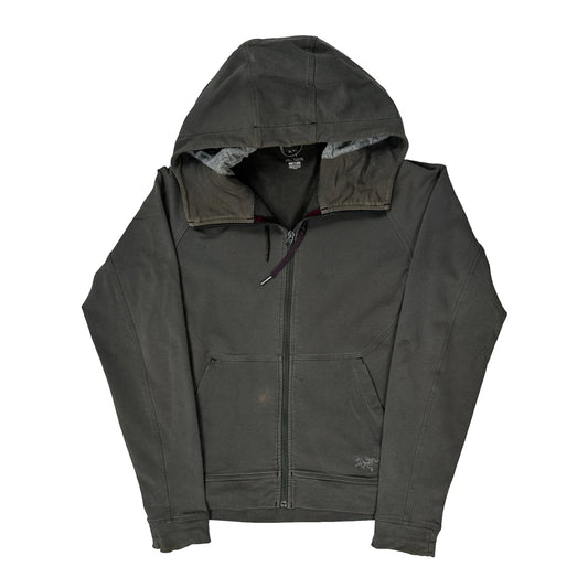 Arc'Teryx Fitted Hoodie - Small Grey Polyester Blend