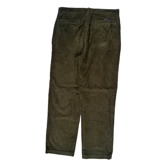 Vintage Chaps Denim Cord Trousers - 34W 31L Brown Corduroy