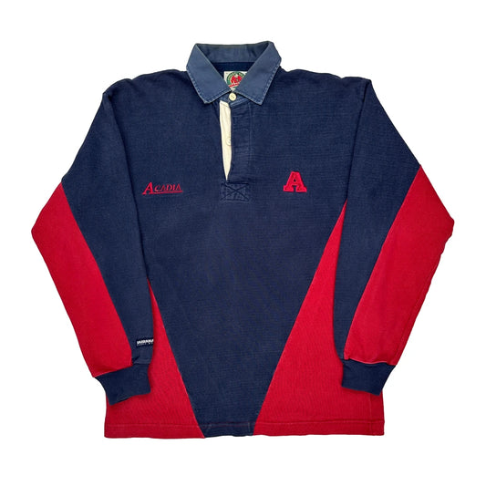 Barbarian College Rugby Shirt - Large Navy Cotton