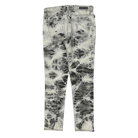 Rock Republic Tie-Dye Jeans - 33W US 10 Black & White Cotton