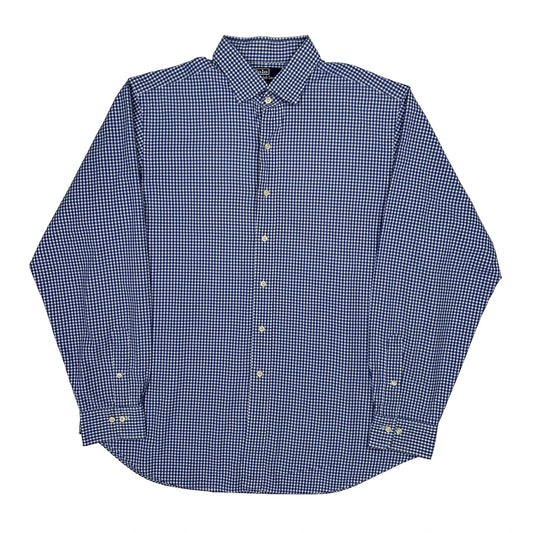 Polo By Ralph Lauren Checked Shirt - XL Blue Cotton