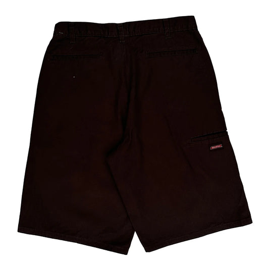 Dickies Shorts - 31W 11L Brown Polyester Blend