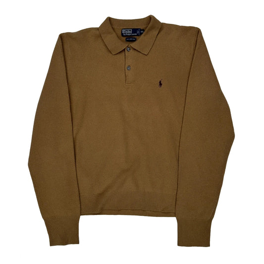 Polo By Ralph Lauren Jumper - 2XL Brown Wool