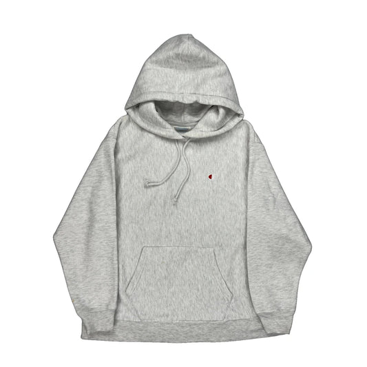 Reverse Weave Champion Hoodie - Medium Grey Cotton