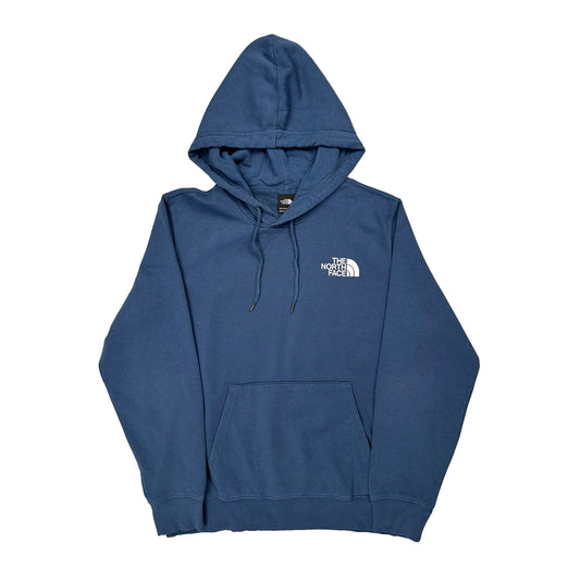 The North Face Hoodie - Large Blue Cotton